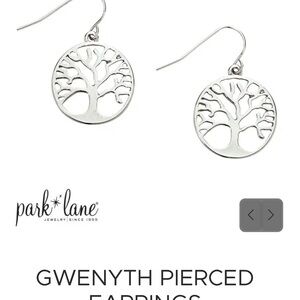 Park Lane Silver Tree Design Earrings